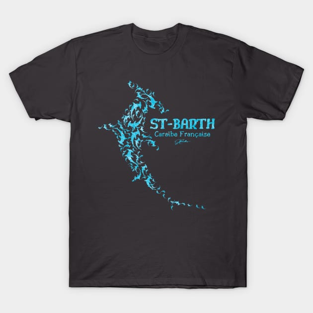 St. Barth, French Caribbean T-Shirt by jcombs